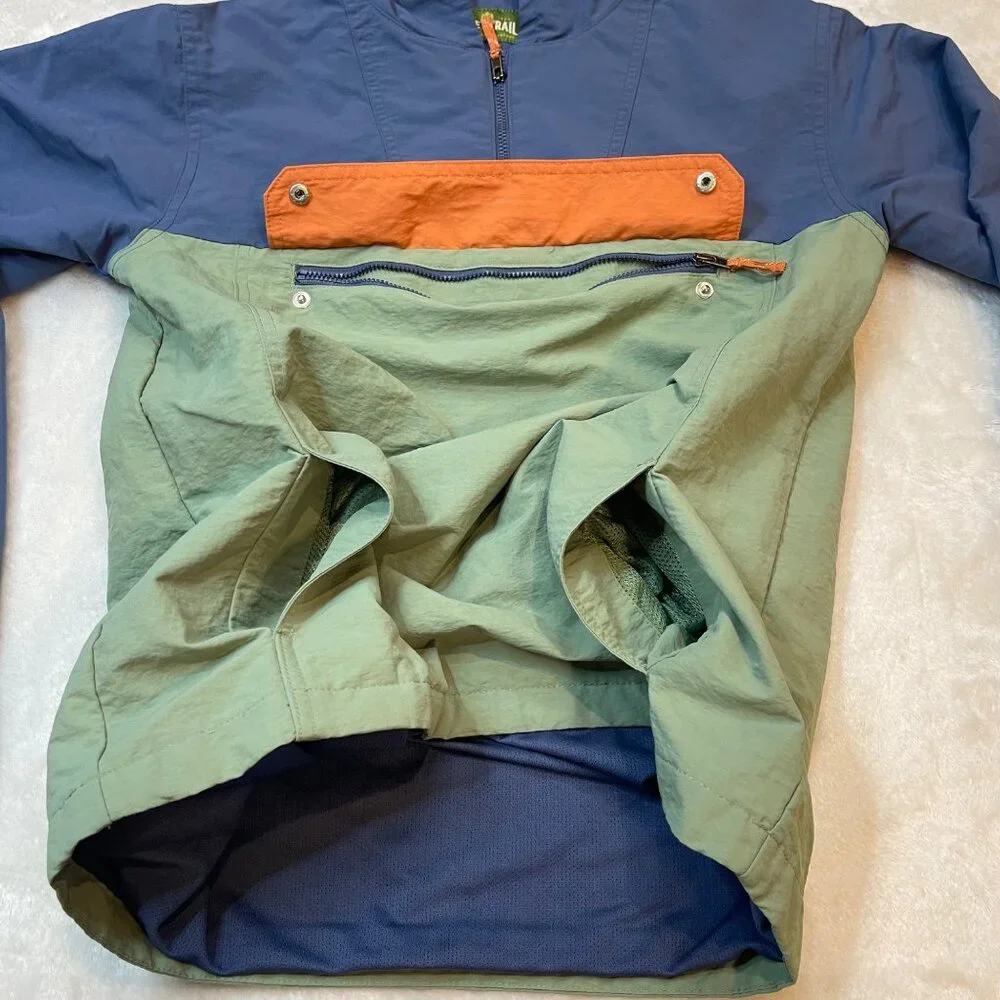 Lake & Trail Colorblock Pullover Anorak Unisex‎ Kids Size XL (14/16) Windbreaker